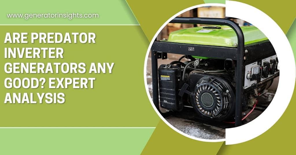 Are Predator Inverter Generators Any Good