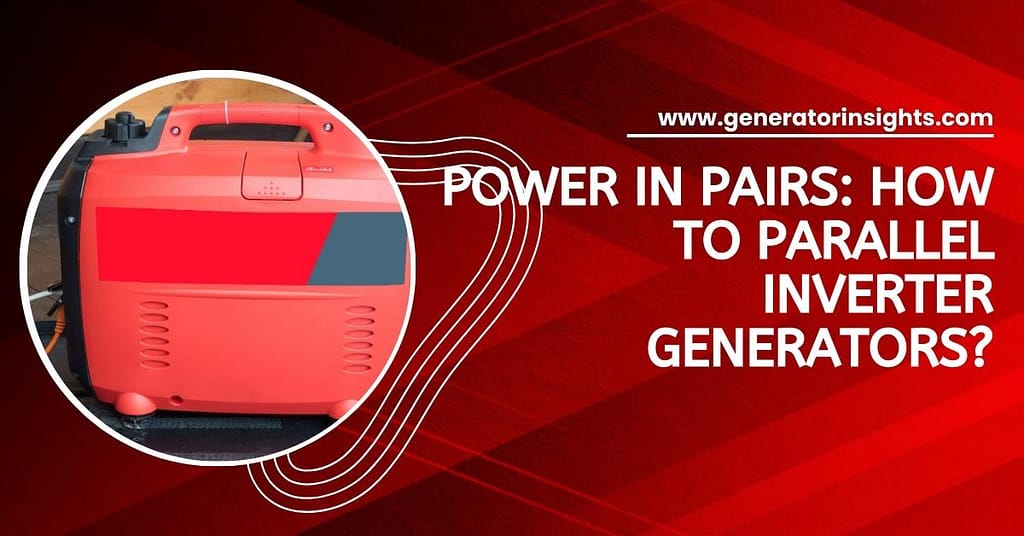 How to Parallel Inverter Generators