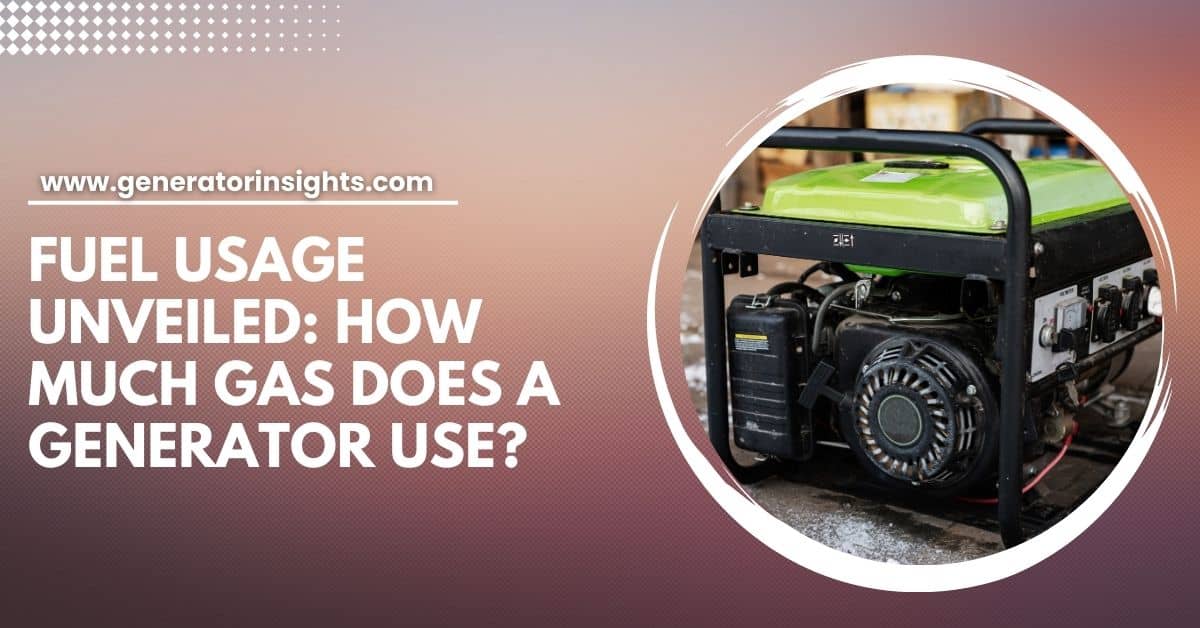 How Much Gas Does a Generator Use