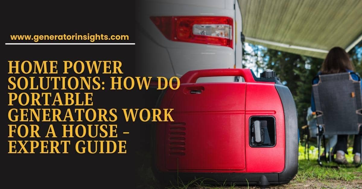 How Do Portable Generators Work for a House