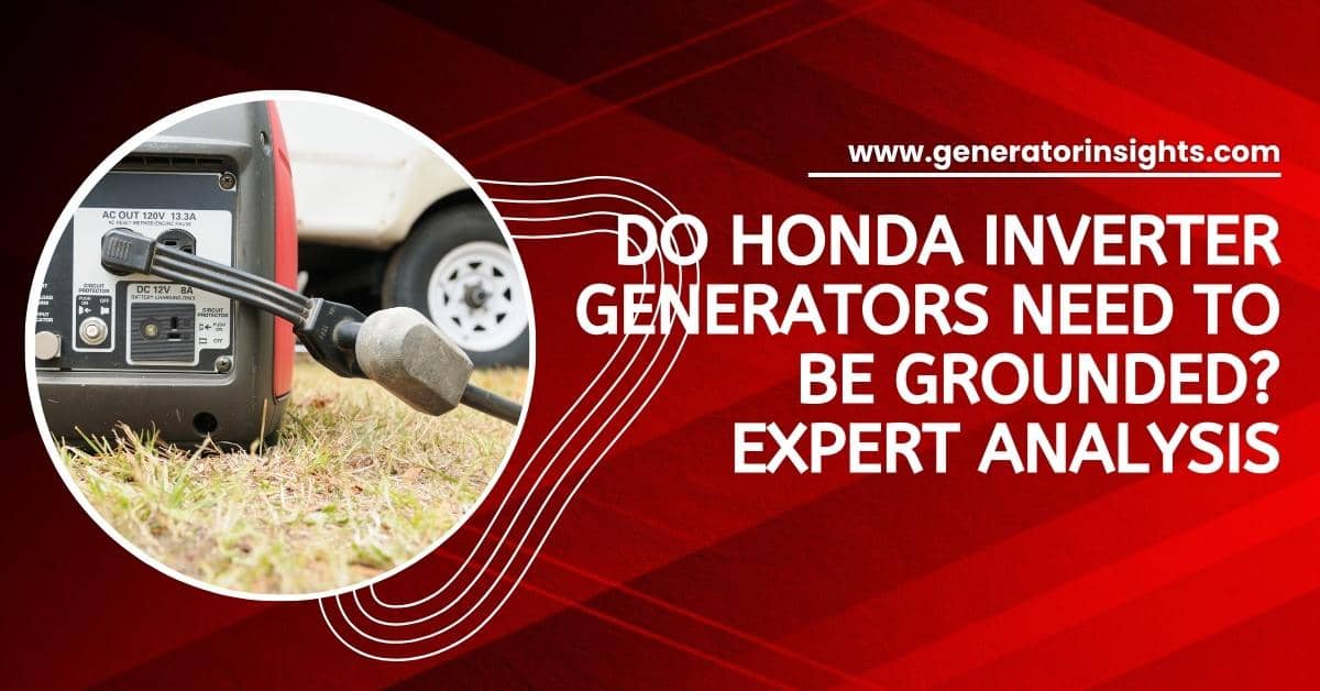 Do Honda Inverter Generators Need to Be Grounded