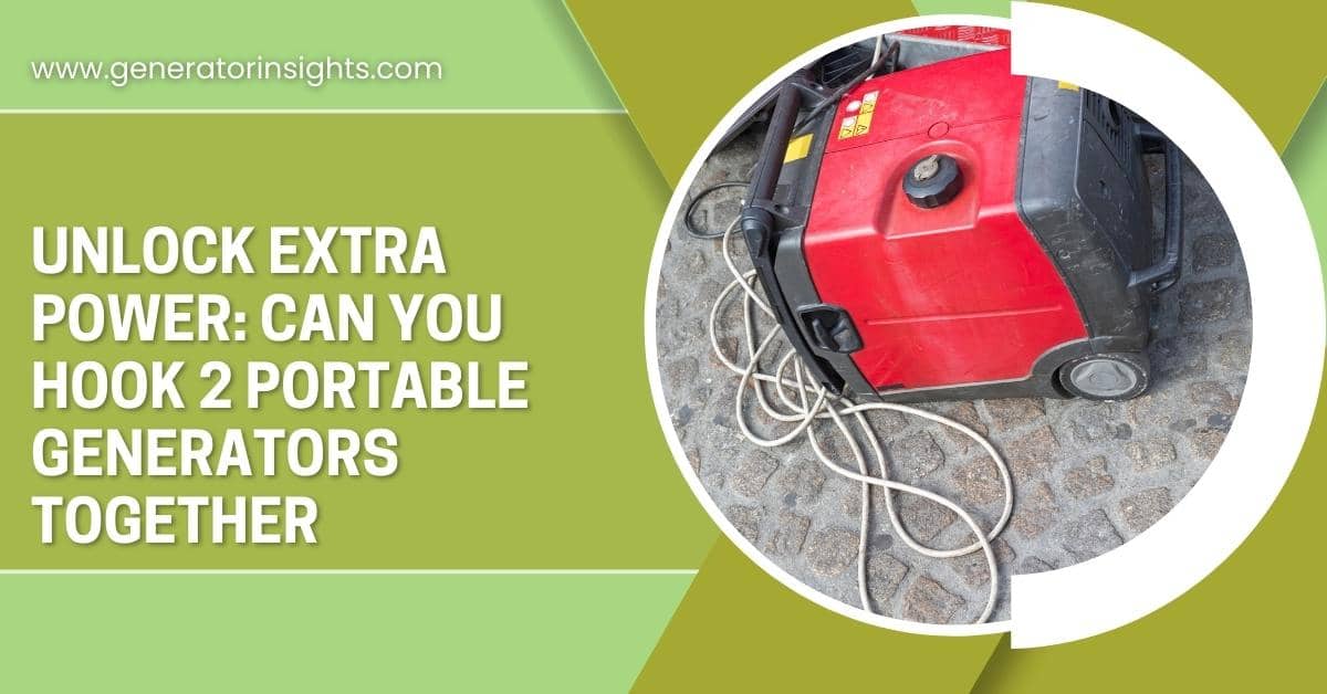 Unlock Extra Power: Can You Hook 2 Portable Generators Together