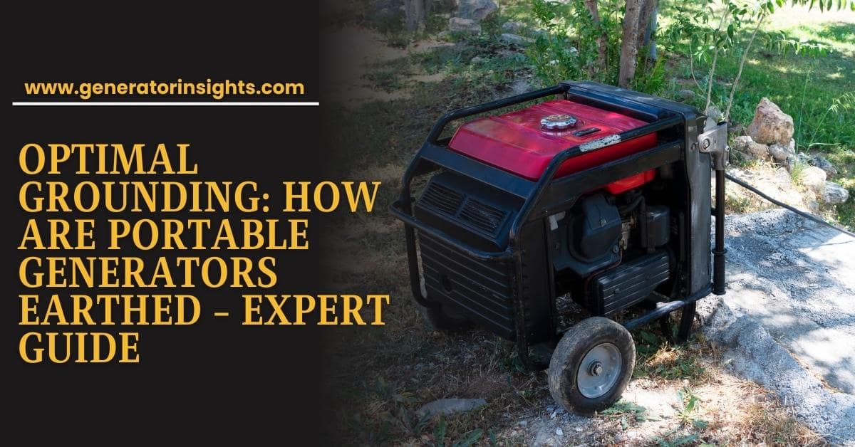 How Are Portable Generators Earthed