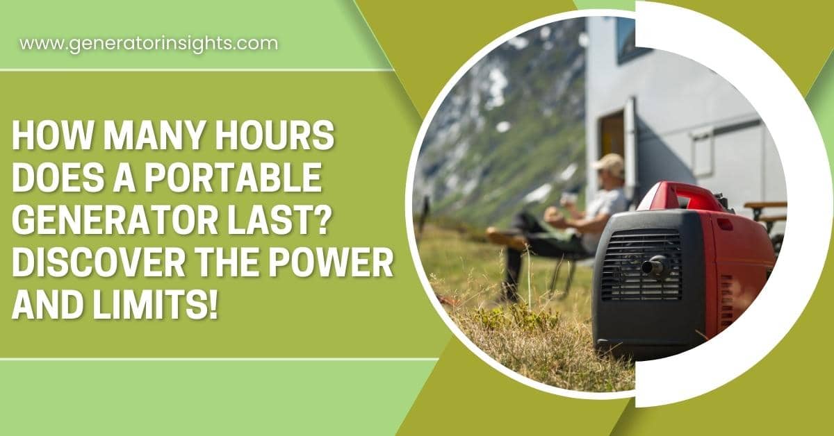 How Many Hours Does a Portable Generator Last