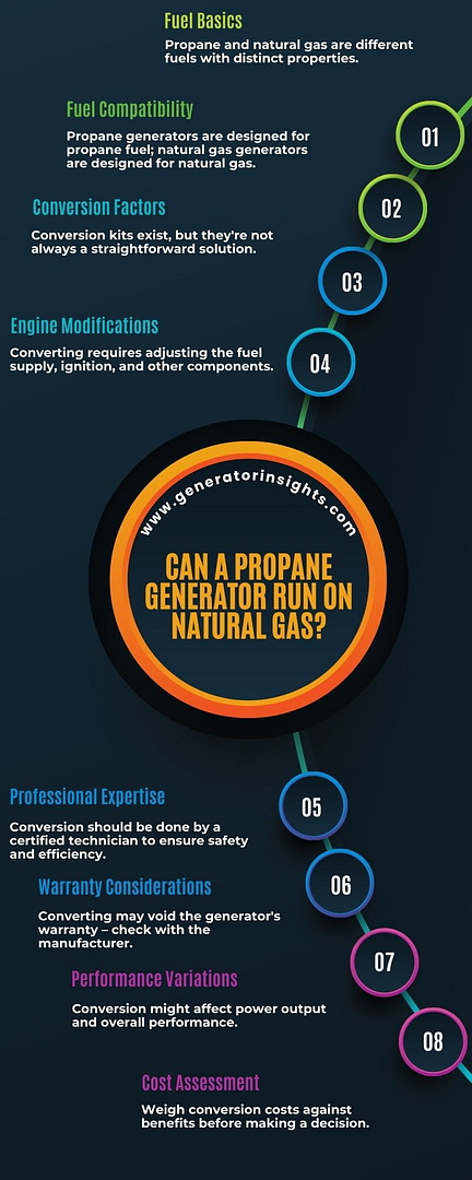 Can a Propane Generator Run on Natural Gas?