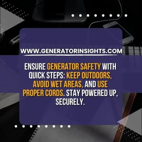 Generator Safety Tips for Peace of Mind