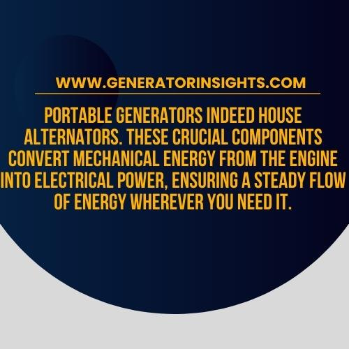 Do Portable Generators Have Alternators