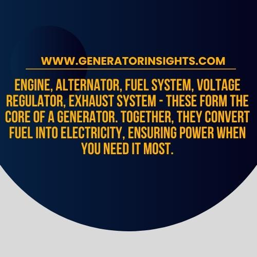 What Are the Basic Parts of a Generator