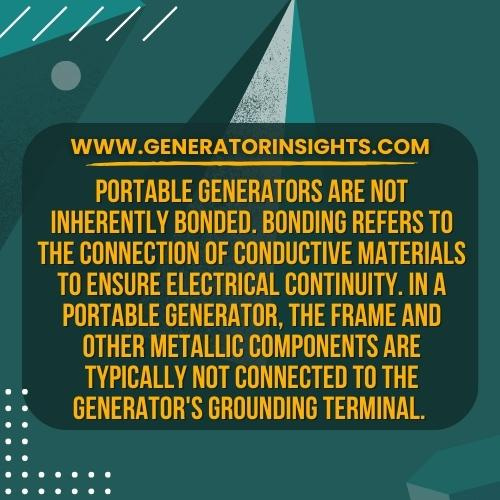 Are Portable Generators Bonded