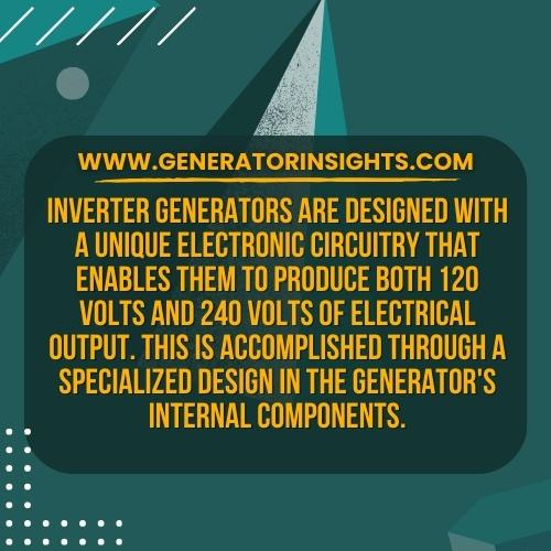 Unraveling the Truth: Do Inverter Generators Produce 240 Volts