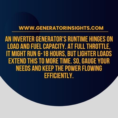 How Long Can an Inverter Generator Run Answered